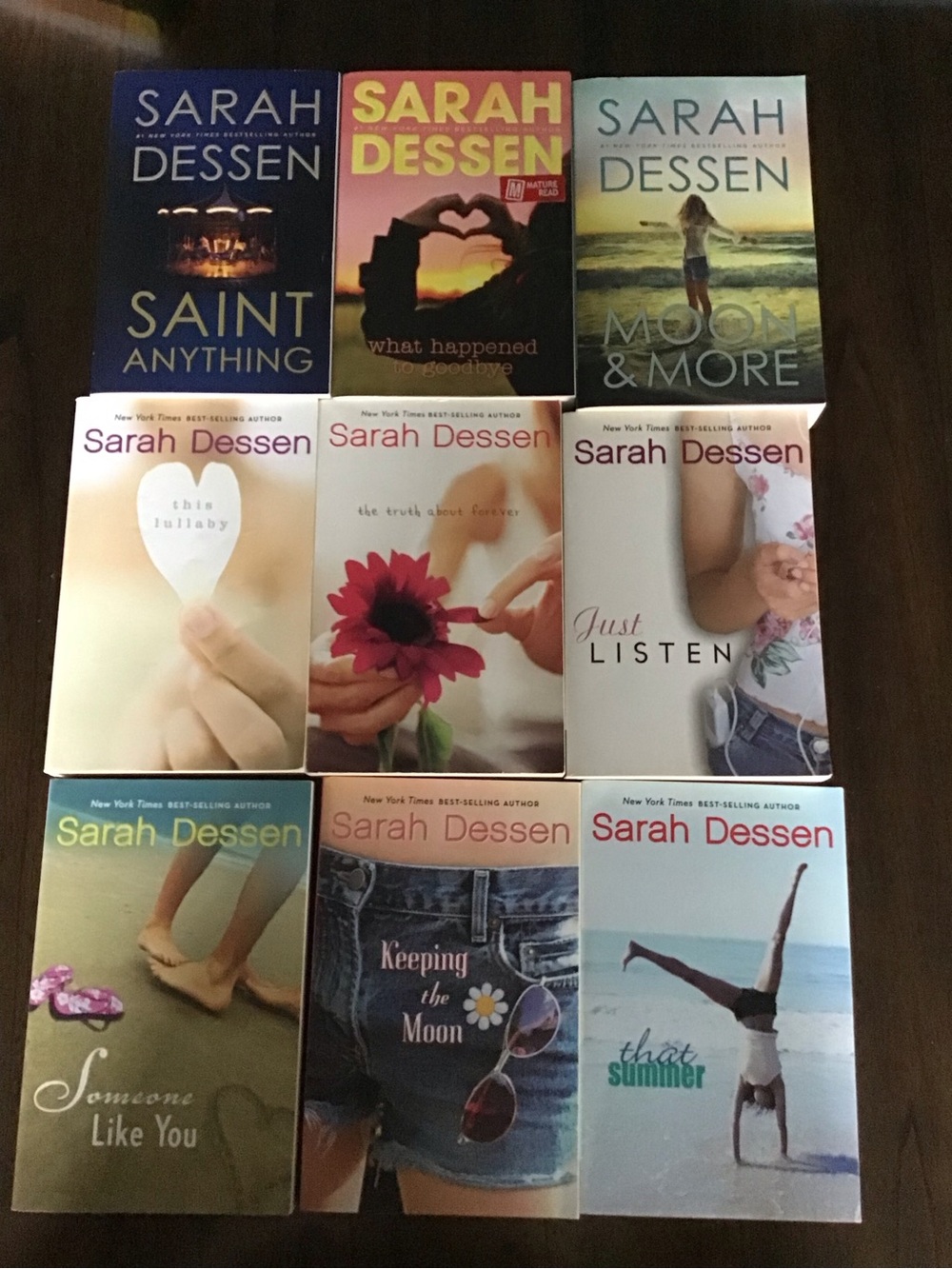 Paperback Book Set By Sarah Dessen Teen Novels
